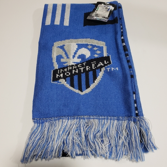adidas Other - (1)Montreal Impact MLS soccer Adidas blue knit scarf NWT
